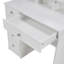 Besancon 4 drawer dressing table with light-967880456