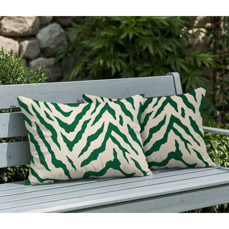 Coussin intérieur / extérieur Billi, 20x14, Vert