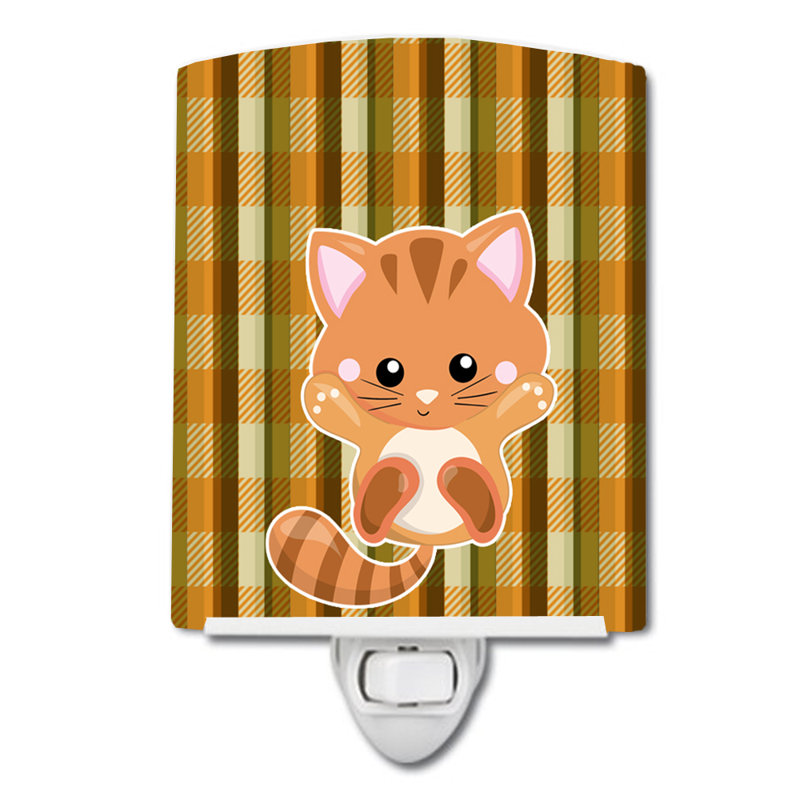 Hooray Kitten Ceramic Night Light