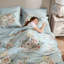 7 pièces, imprimé floral, bleu doux-130473342
