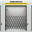 121.9cm H x 180.3cm W Metal Gate