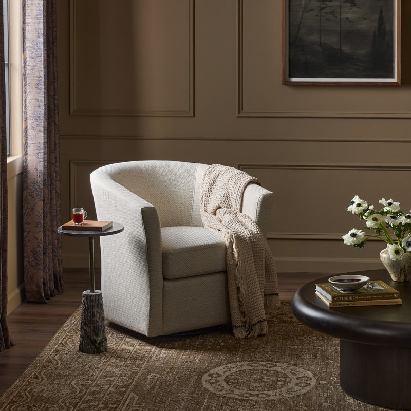 Jett Swivel Chair-Monument Grey, Moss