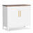 32"W Metal Storage Cabinet W/Doors - Adjustable Shelf, Coffee Bar Sideboard For Kitchen Entryway-1330260968