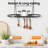 Sabanc Metal Oval Hanging Pot Rack