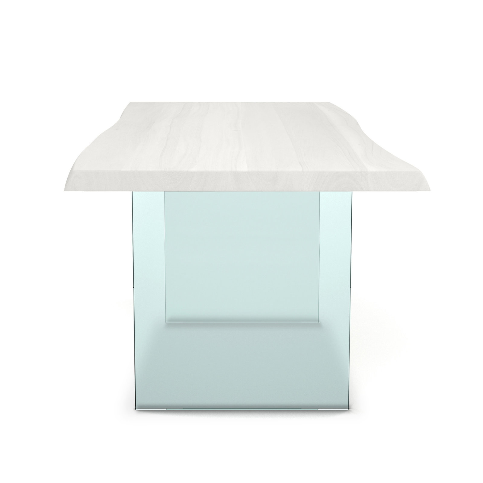 Colin Dining Table, White Wash, 29.75"H x 79"L x 40"W