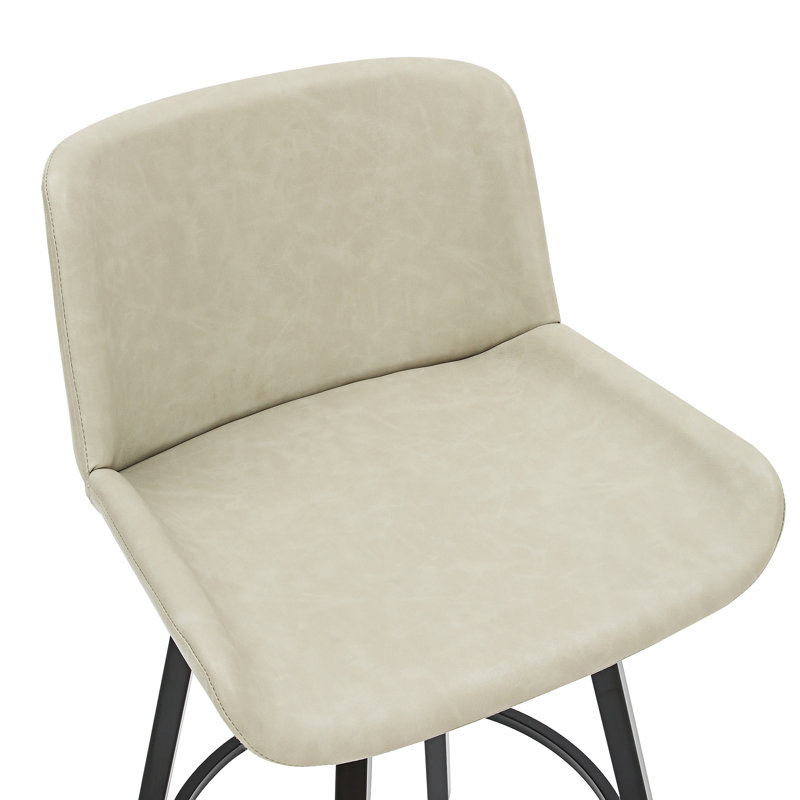 Tabouret de comptoir 26 po Glazier, Ivoire