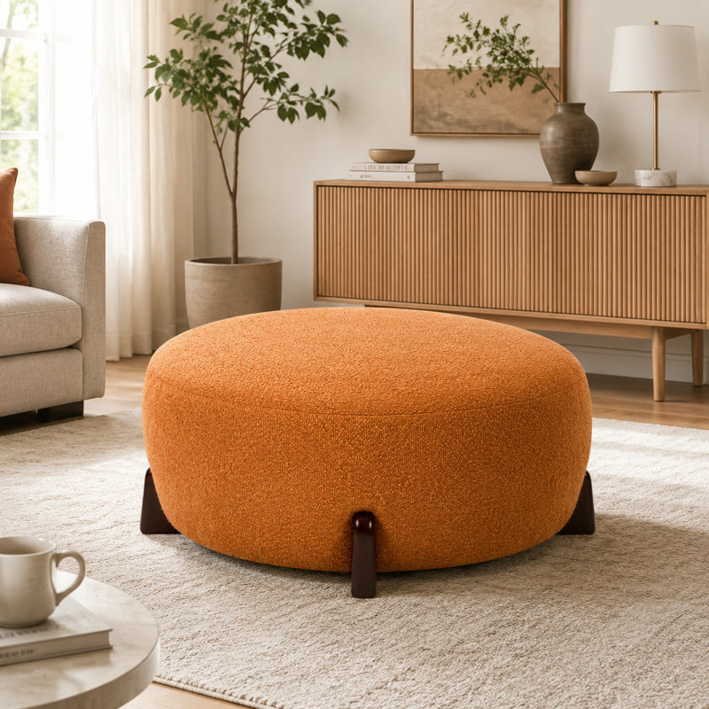 Repose-pieds Modish, Orange citrouille