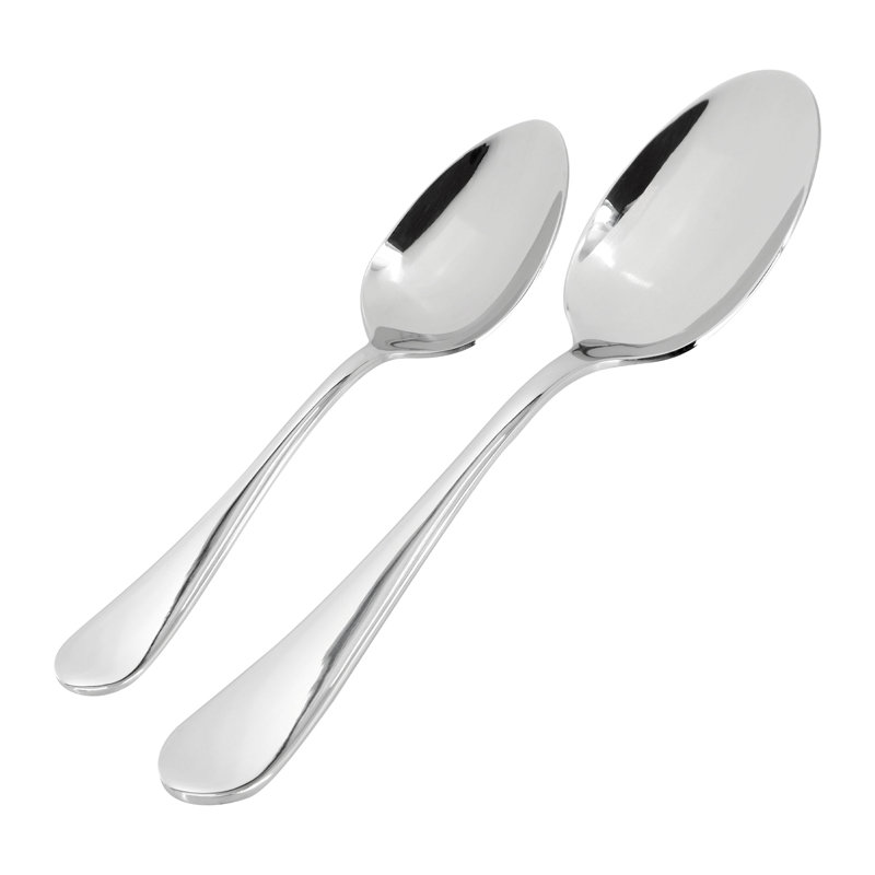 Martha Stewart Alness 20 Piece Stainless Steel Flatware Set in Silver