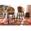 Tabouret de bar pivotant de 30,9 po
