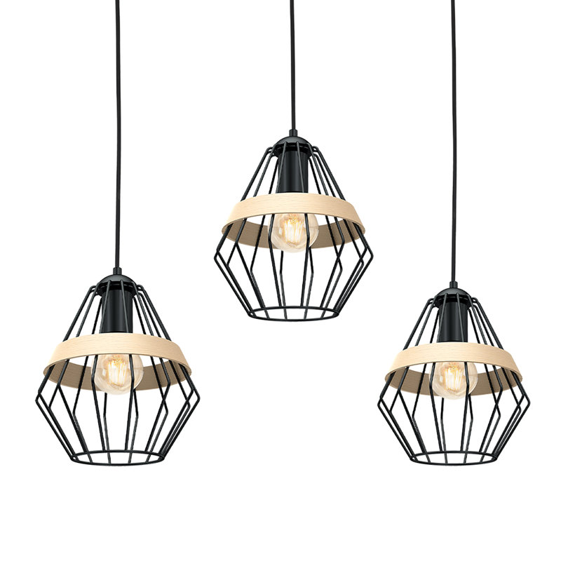 Bromide 3 - Light Black Pendant