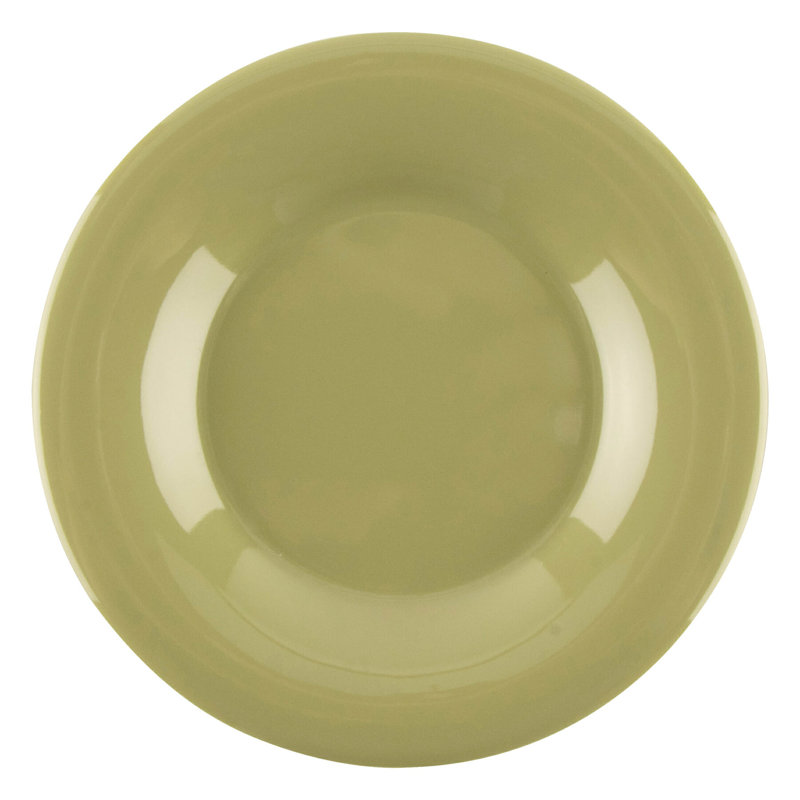  Assiette plate en mélamine 10,5 po, 12 pièces, Avocat