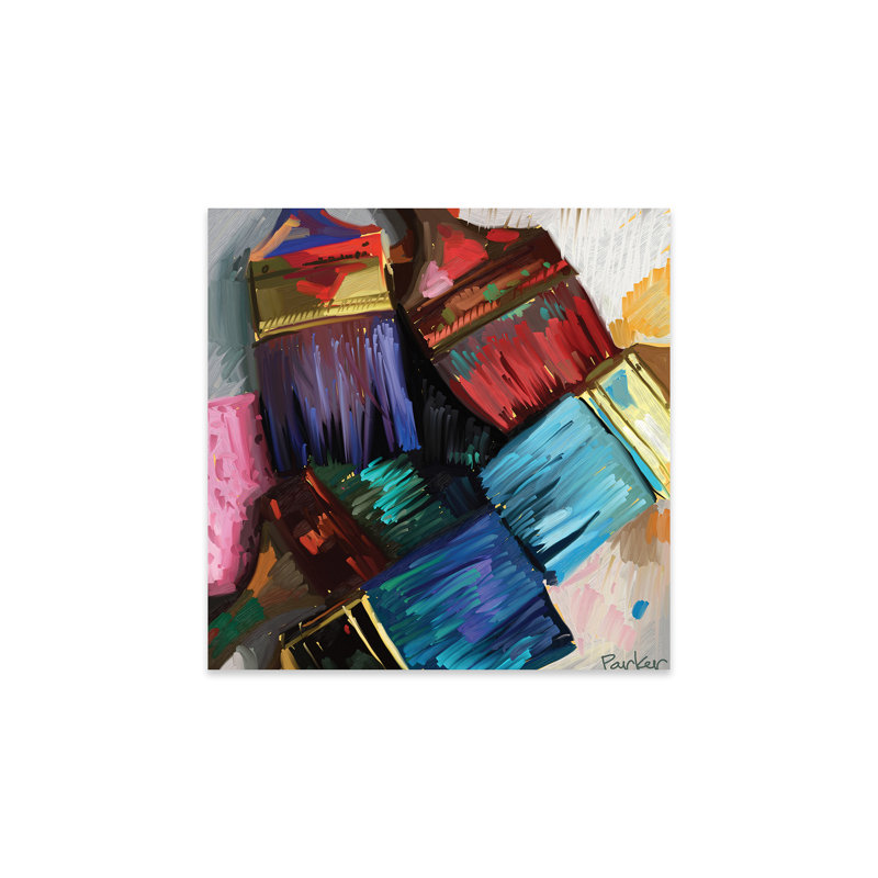«Real Life Is Messy On Plastique / Acrylique» par Teddi Parker Peinture