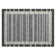 Machine Washable Indoor/Outdoor Christain ACN1399 Black Rug