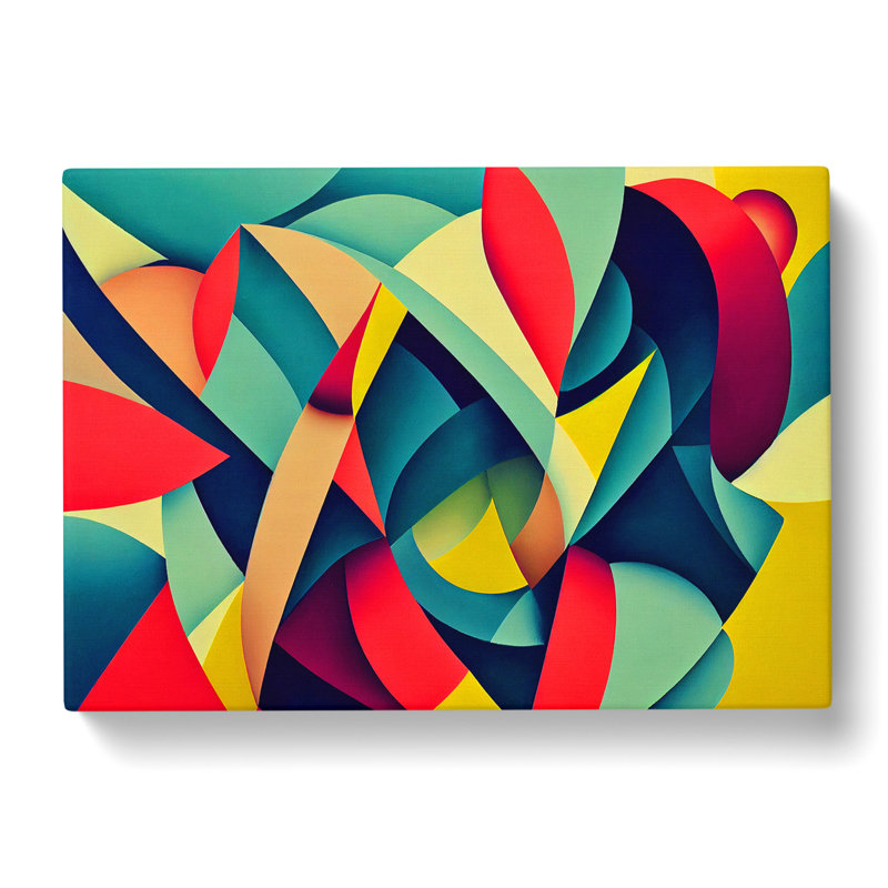 Iconic Abstract Art - Wrapped Canvas, 35cm H x 50cm W x 3cm D
