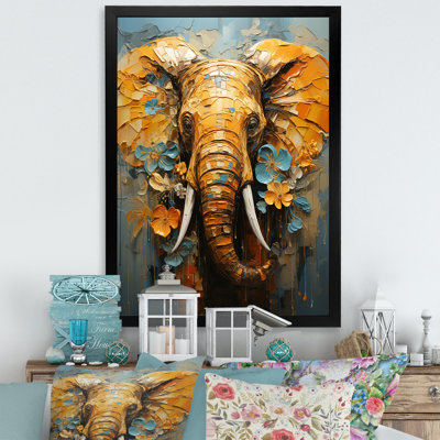 Éléphant, force symbolique, rêves I - éléphant, art mural sur toile