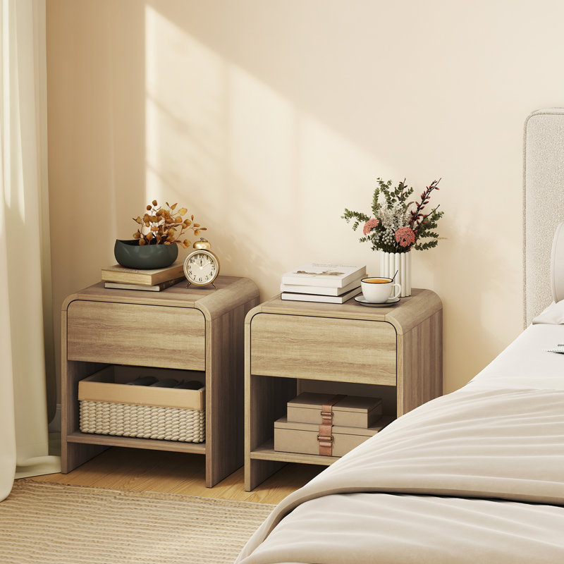 40 cm W Bedside Table