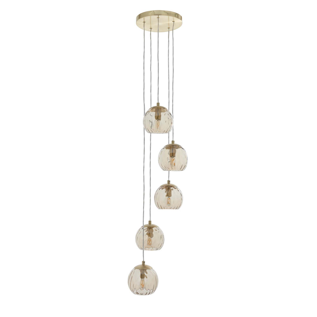 Tiberius 5 -Light Cluster Globe Pendant