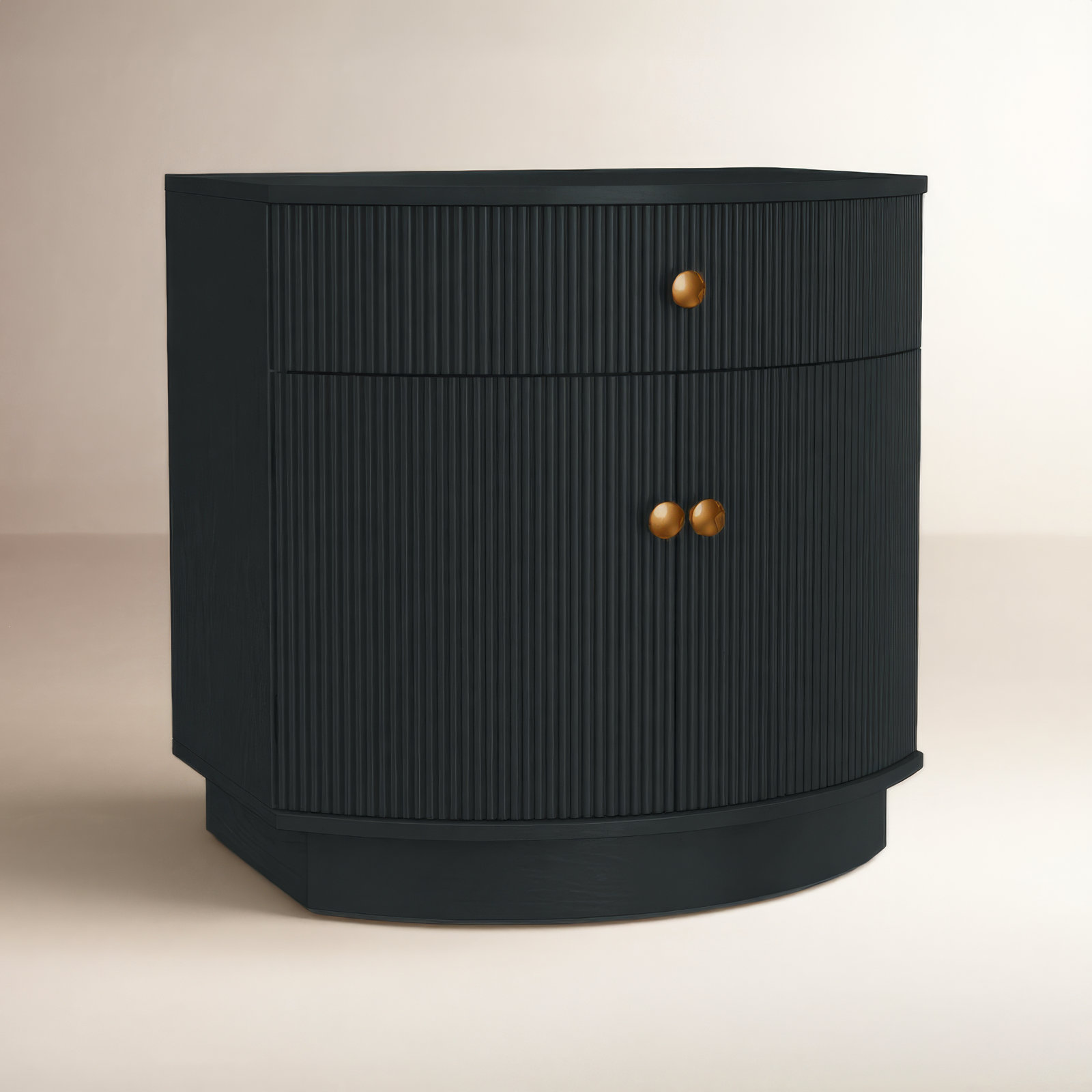 Erinn 1 - Drawer Nightstand, Black