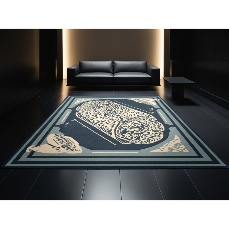 Tapis gris lavable à la machine Higgins Burrito, 8 x 12