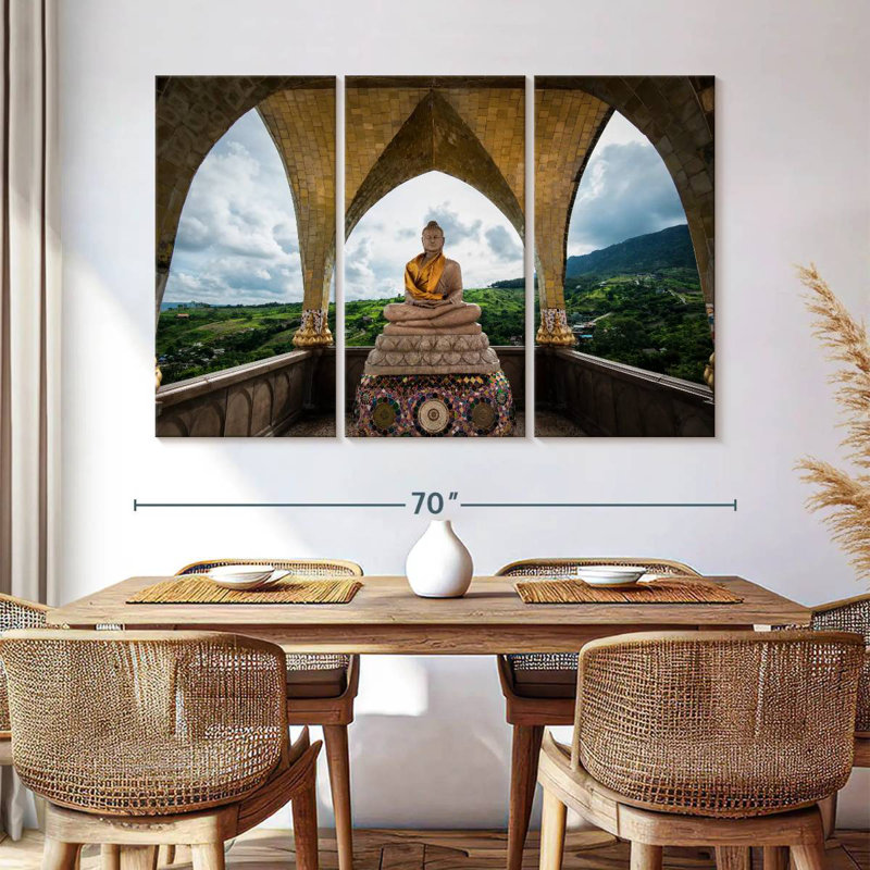 Adella Thai Buddha, 42" H x 65" W