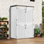 4.5 Ft. W X 2.5 Ft. D Resin Storage Shed with Shelves
