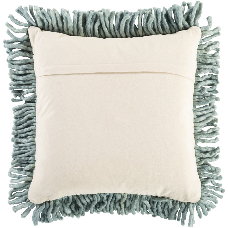  Housse de coussin Global, Turquoise / beige