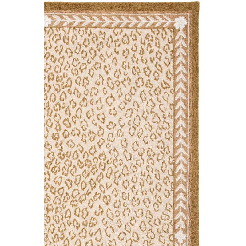 Tapis en laine crocheté à la main Chelsea, Tapis de couloir 2 pi 6 po x 10 po
