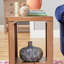 Table de bout en bois massif avec rangement Solon
