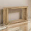 Rectangular Solid Wood Sofa Table Natural