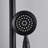 Shower System With 8" Rainfall And Handheld, Matte Black Design Dual Head Chic-125519015