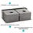 Stainless Steel Apron Front Double Bowl Sink - 33"X21"X10", With Low Noise Feature 50/50 Kitchen 33"X21"X10" Steel, Fits 36 Inch Cabinet