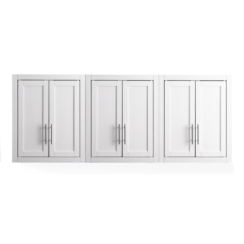 Savannah 3pc Wall Storage Cabinet White