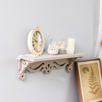 Artice Floating Shelf with Live Edge