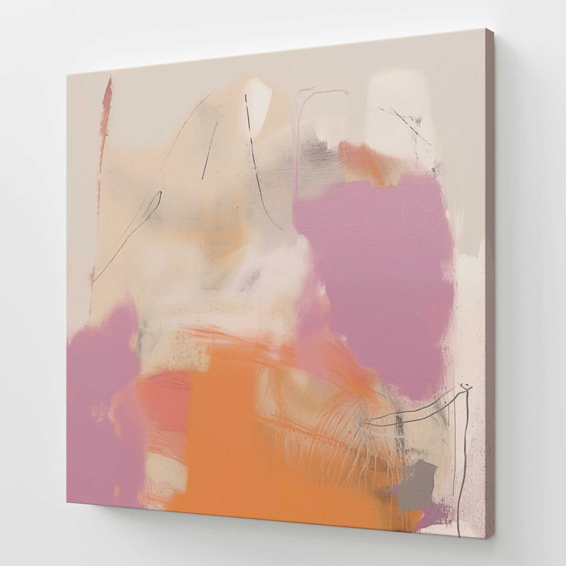 Cotton Candy Delight v2, grande impression sur toile, H 48 po x l 48 po