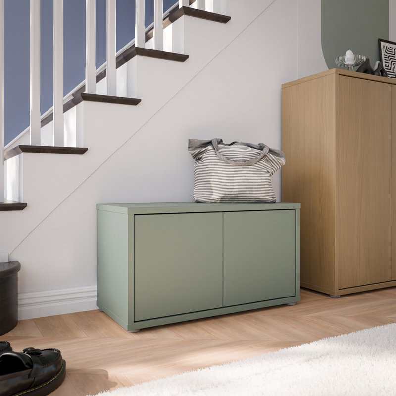 Rudette Shoe Storage, Green