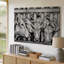 Toile au crayon monochromatique Somber-1122205650
