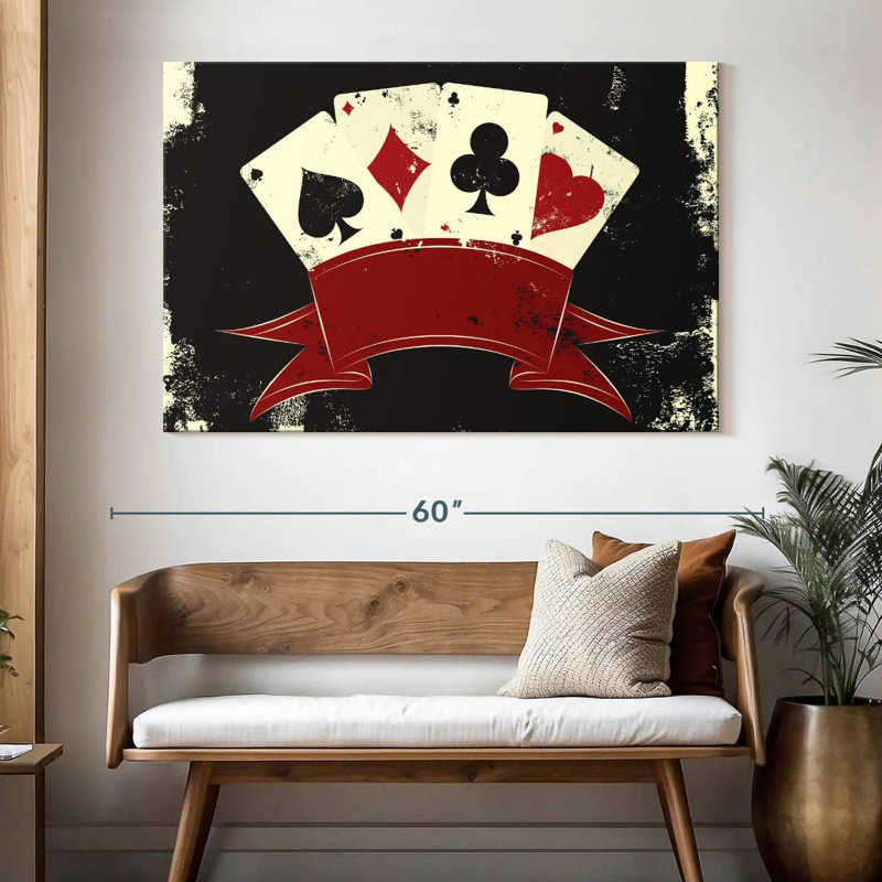 Emblème du casino de Senne, H 34 po x l 51 po