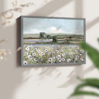 Vintage Poppy Valley - reproduction encadrée - réaménageable
