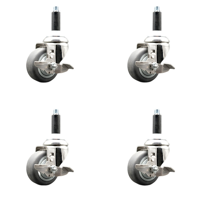 Thermoplastic Rubber Casters