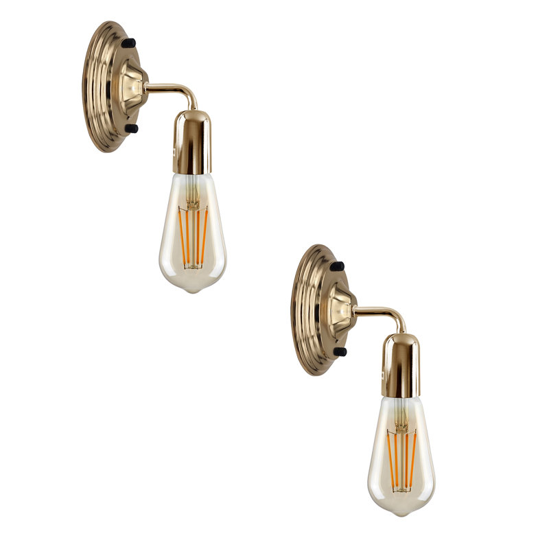 Annebeth Armed Sconce, Yes, French Gold