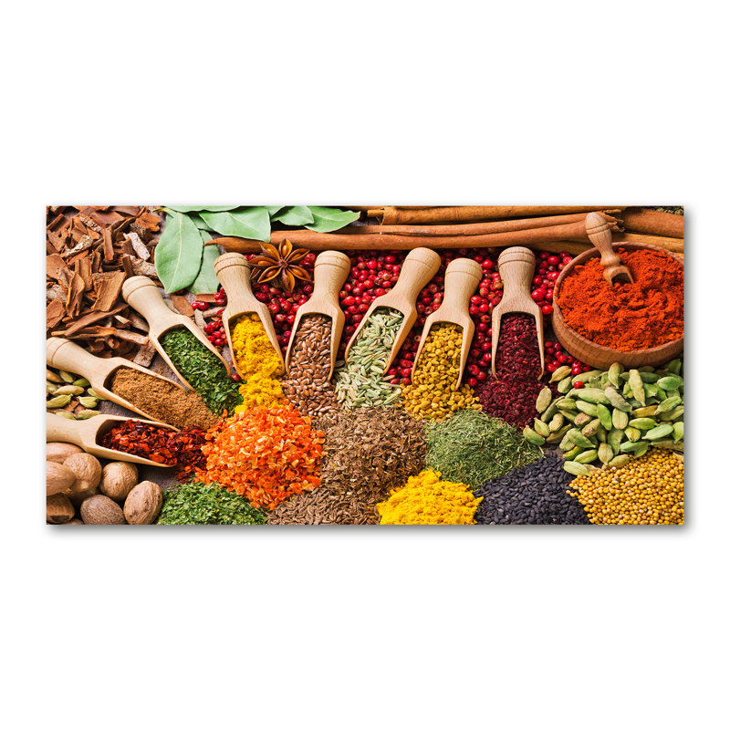 Colourful Spices - No Frame Print on Canvas