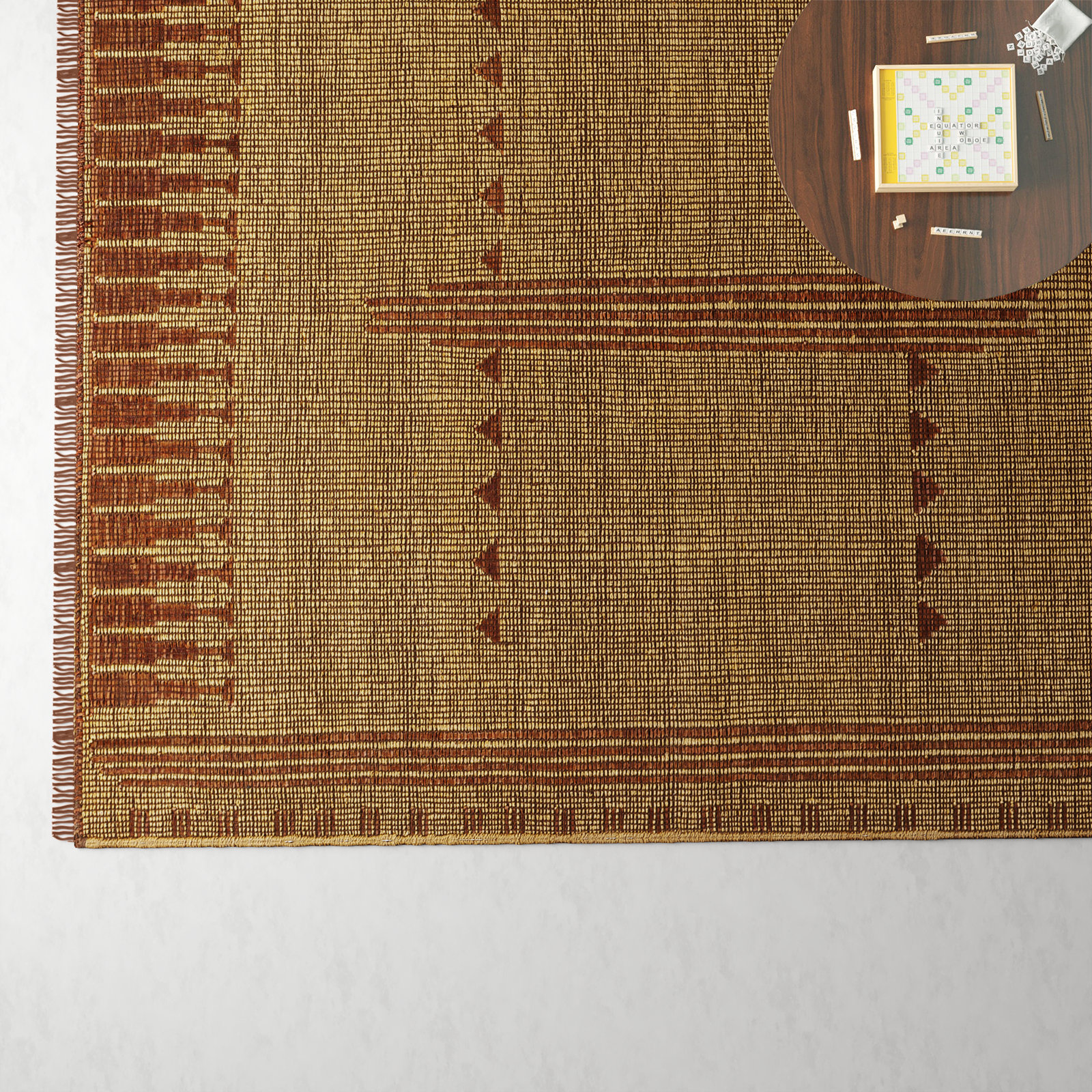 Alfi Handmade Rug, Rectangle 5' x 7'6"