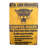 Metal Mountain Lion Warning Sign