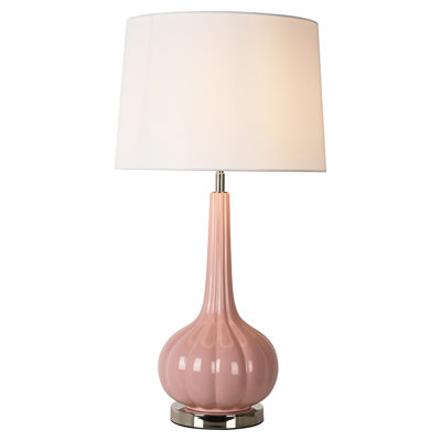 Bari 30.82" Pink Table Lamp