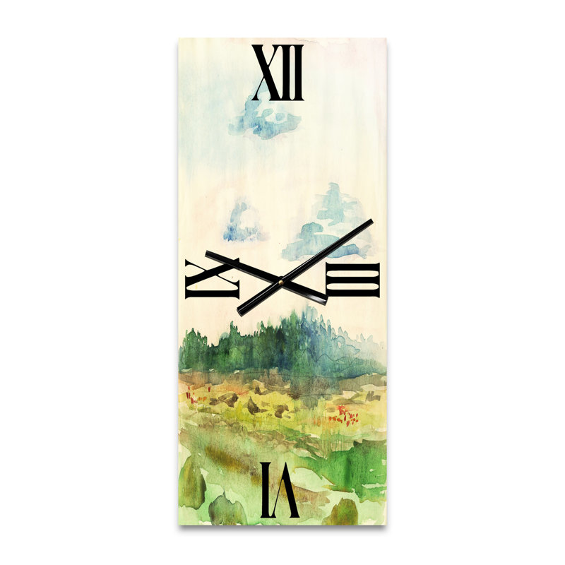 Horloge murale verte, Petit