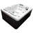 Home And Garden Spas 220 Volt 3 Person 38 - Jet Acrylic Rectangle Standard (Hardwired) Hot Tub with Ozonator