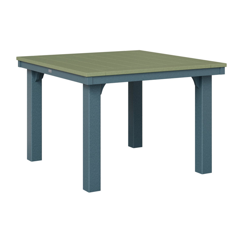 Homestead Outdoor Square Dining Table, Slate, Coastal Gray