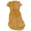 Statue de chiot partenaire retriever à collectionner