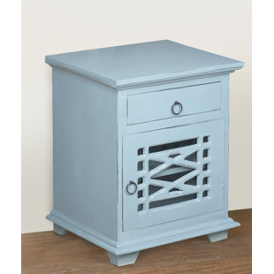 Abdias 21'' W Solid Wood Nightstand