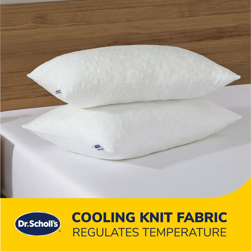 Dr. Scholl's CoolEase Memory Foam Pillow